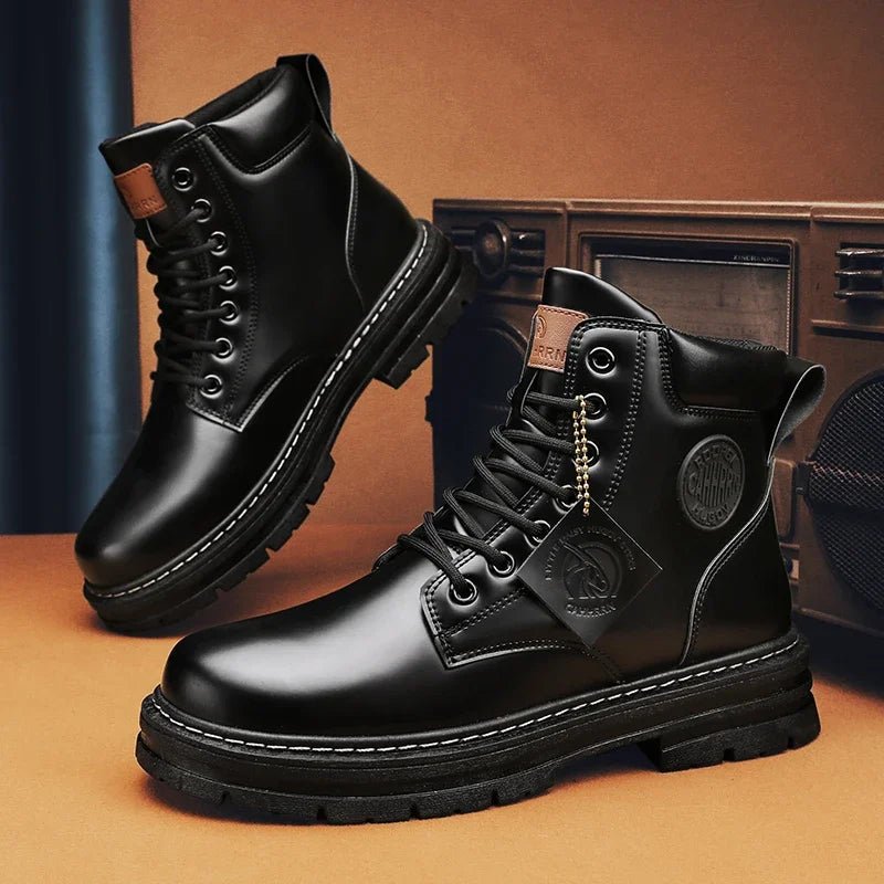 Doc Martens Inspired IronTread Work Boots - Aries x Rose