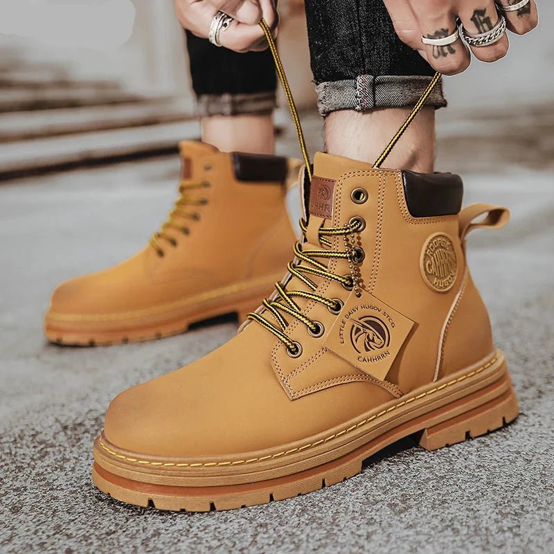 Doc Martens Inspired IronTread Work Boots - Aries x Rose