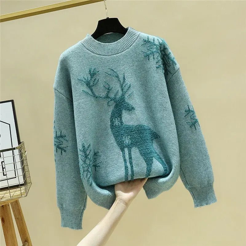Noella Women’s Deer Sweater - Aries x Rose