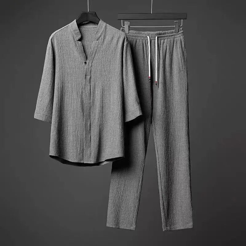 Vintaro Men’s Two - Piece Button Set - Aries x Rose