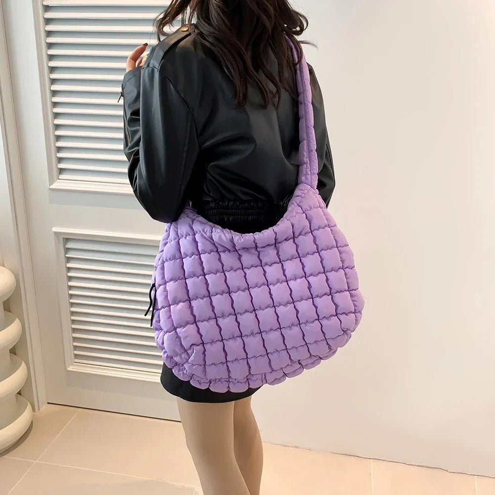Quilvia Puffer Shoulder Bag - Aries x Rose