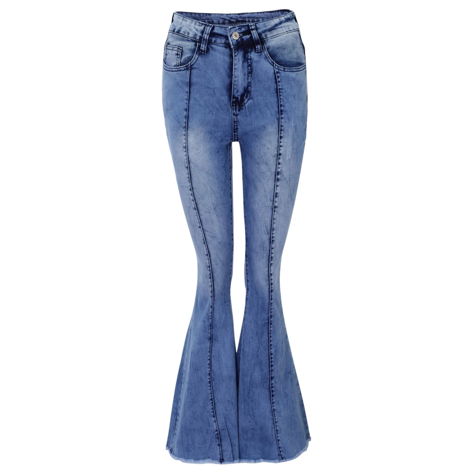 Selvara High - Waist Bell Bottoms - Aries x Rose
