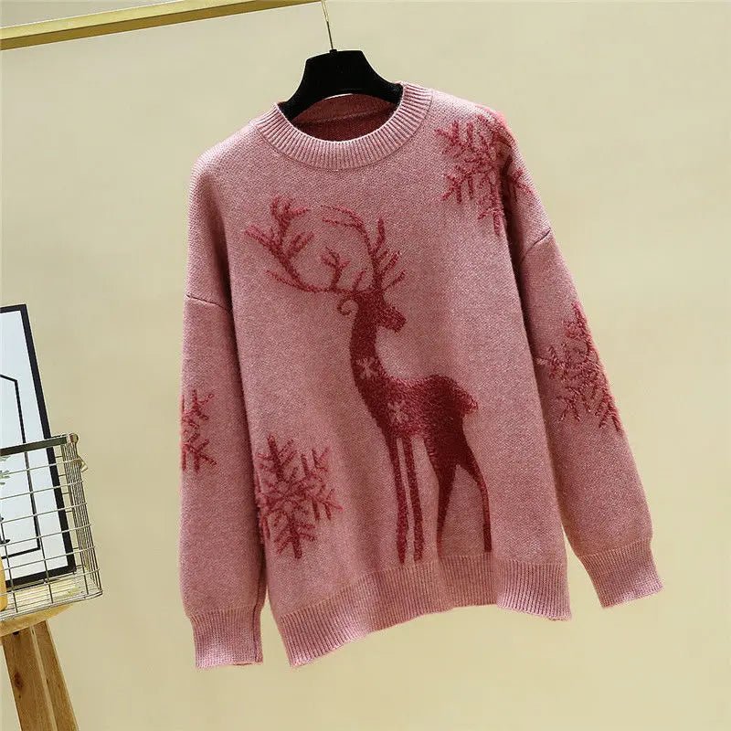 Noella Women’s Deer Sweater - Aries x Rose