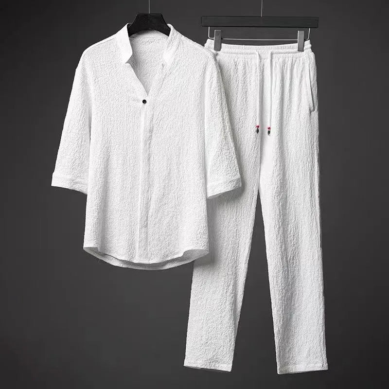 Vintaro Men’s Two - Piece Button Set - Aries x Rose