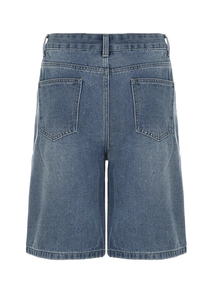 Rockmore Y2K Low-Rise Jeans Shorts (Jorts)