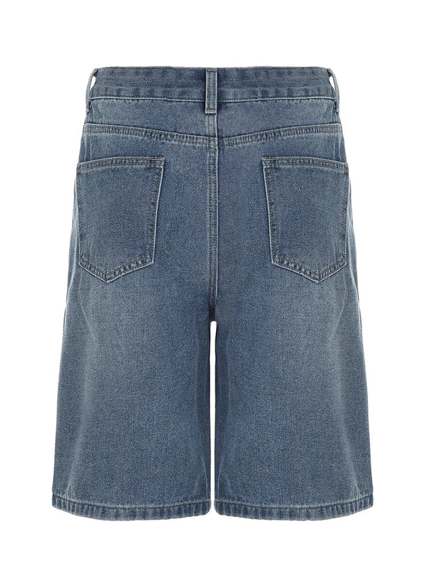 Rockmore Y2K Low-Rise Jeans Shorts (Jorts)