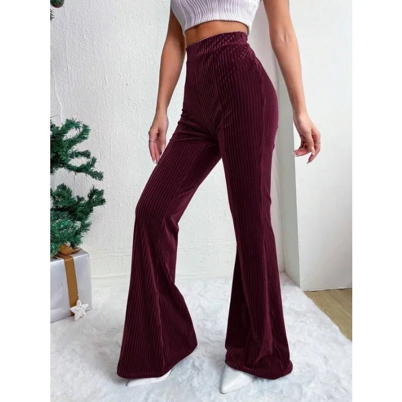 Velmara Velvet Bell Bottoms - Aries x Rose