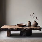 Aesthetic Wood Coffee Table Antique Designer Modern Living Room Decoration Coffee Table Unique Service Meubles Home Furniture