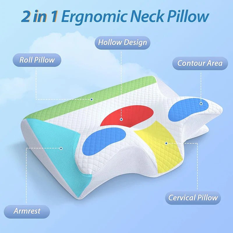 Seraphic Memory Foam Cervical Pillow - Aries x Rose