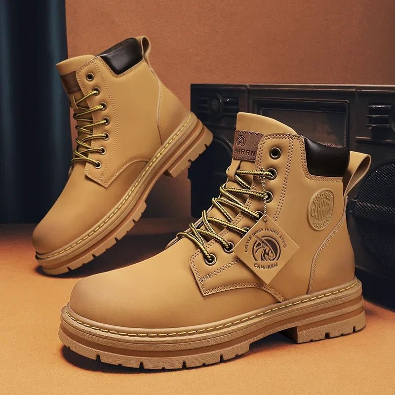 Doc Martens Inspired IronTread Work Boots - Aries x Rose