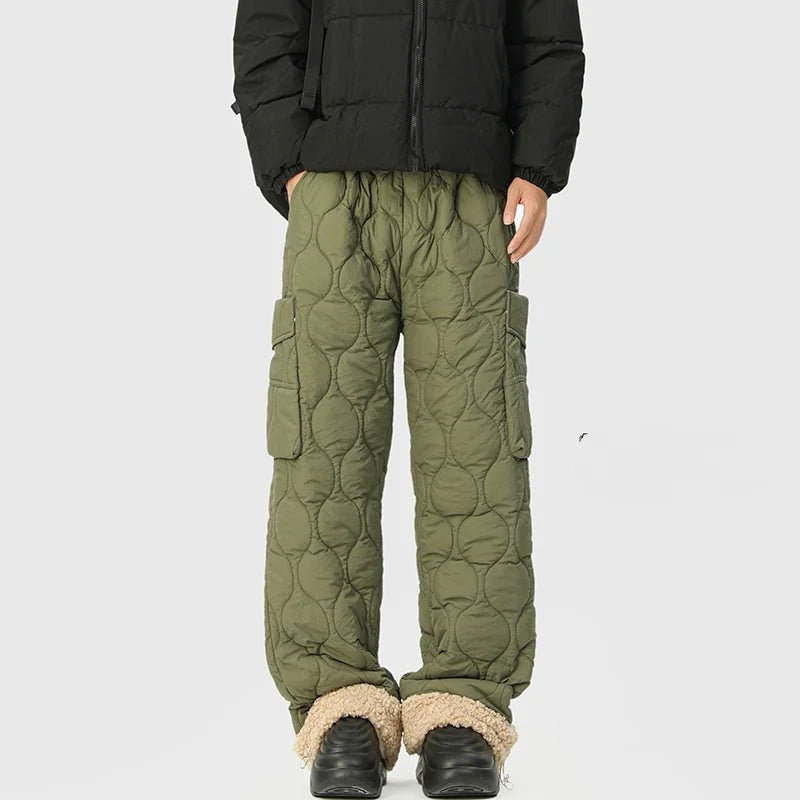 Quilted Wide Leg Pants - Aries x Rose