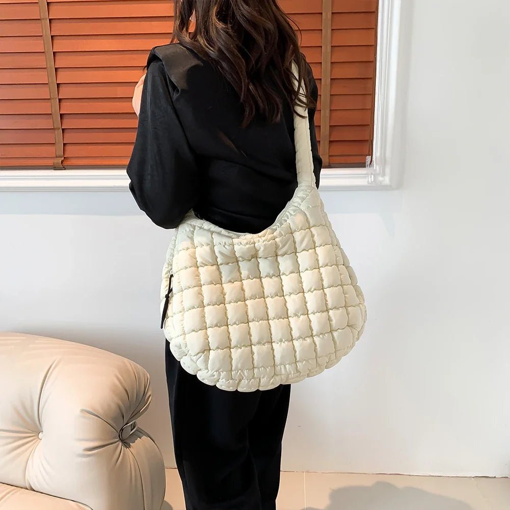Quilvia Puffer Shoulder Bag - Aries x Rose