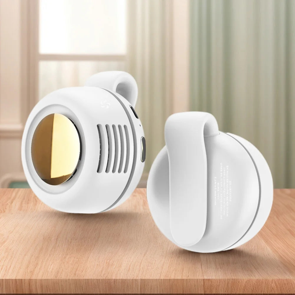 Mini Clip Fan with 3 Speeds Shirt Fan Rechargeable Battery Personal Body clothes Fan for outdoor full body cooling Waist fan