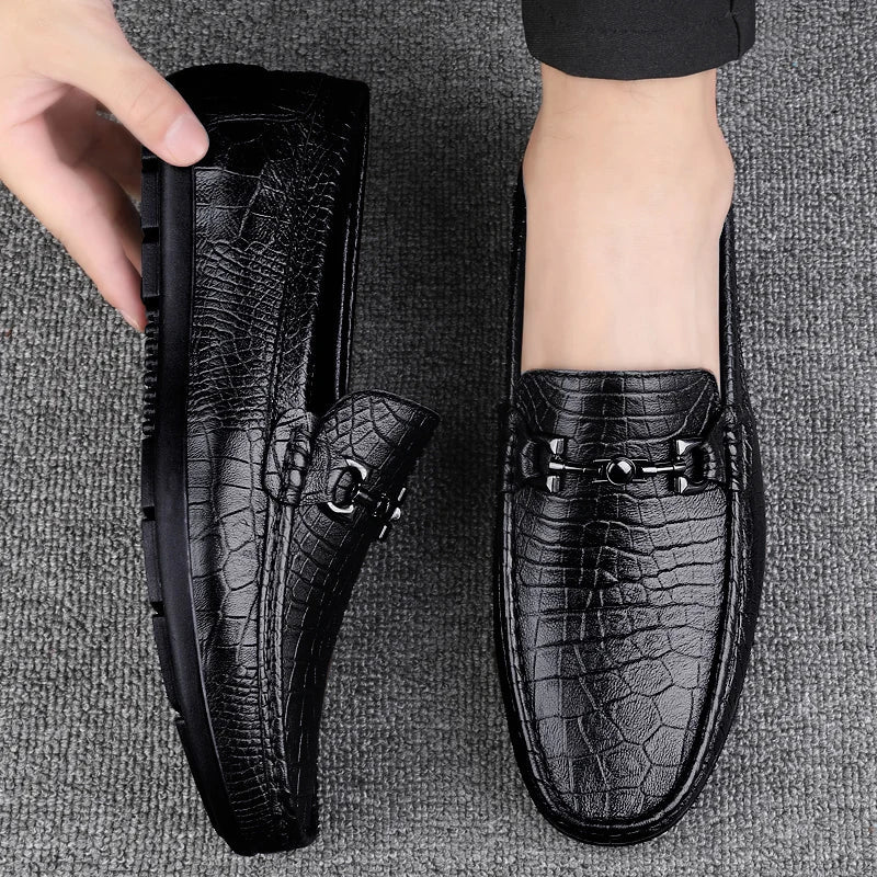 Giovanni Leather Loafers - Aries x Rose