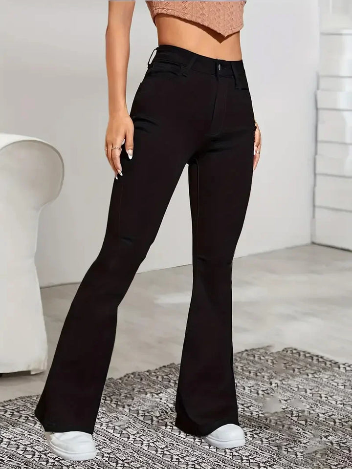 Ravella High-Waist Bell Bottoms