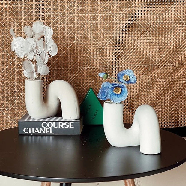 Modern Ceramic Abstract Vase
