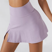 CloudHide High-Waist Tennis Skirt Shorts (Skort)
