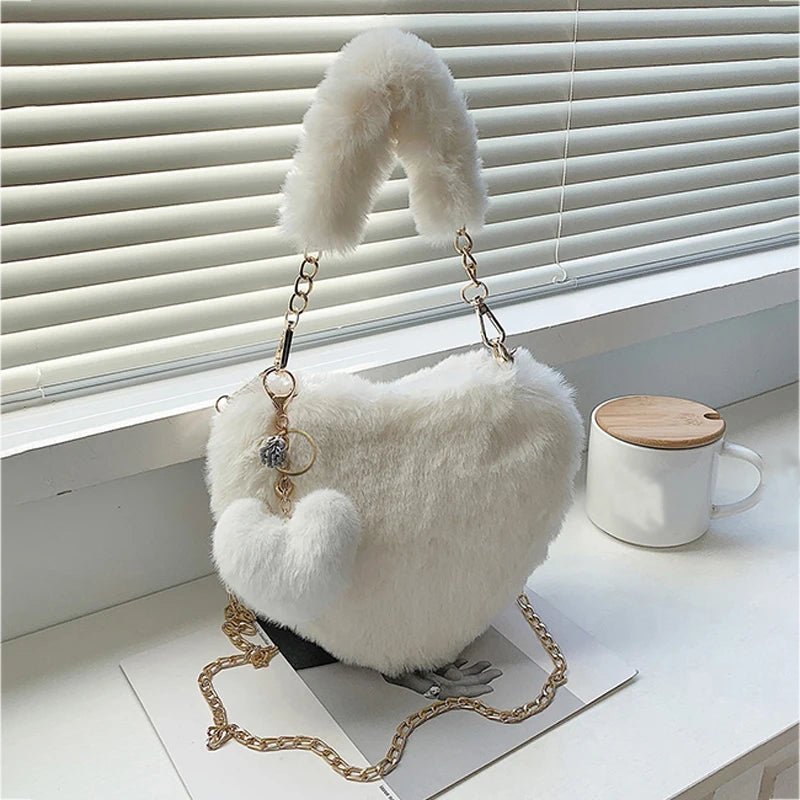 Elara Fur Handbag - Aries x Rose