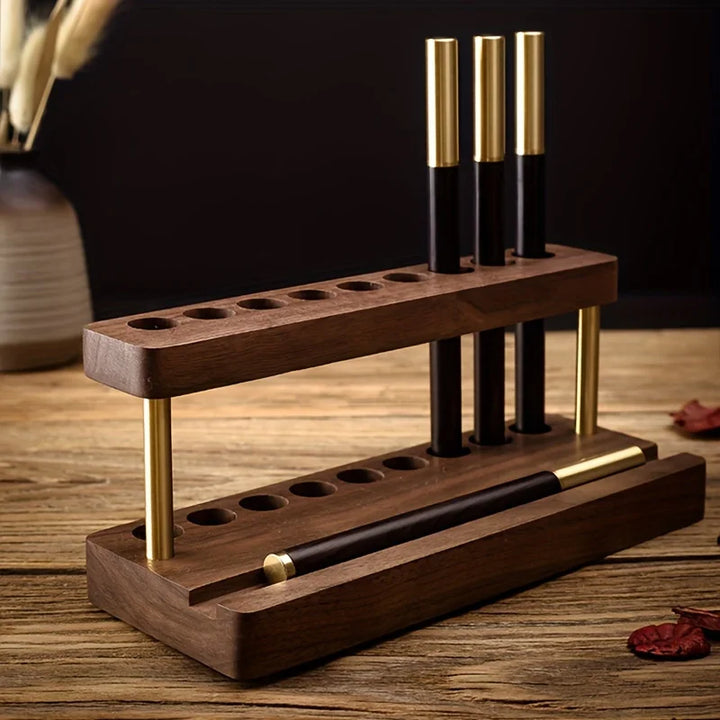 Elvon Walnut Pen Holder