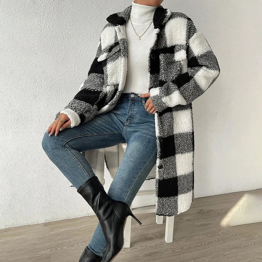 Tartan Check Outwear Shirt Jacket (Shacket) - Aries x Rose