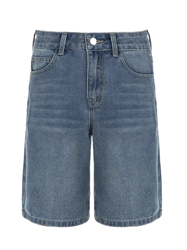 Rockmore Y2K Low-Rise Jeans Shorts (Jorts)