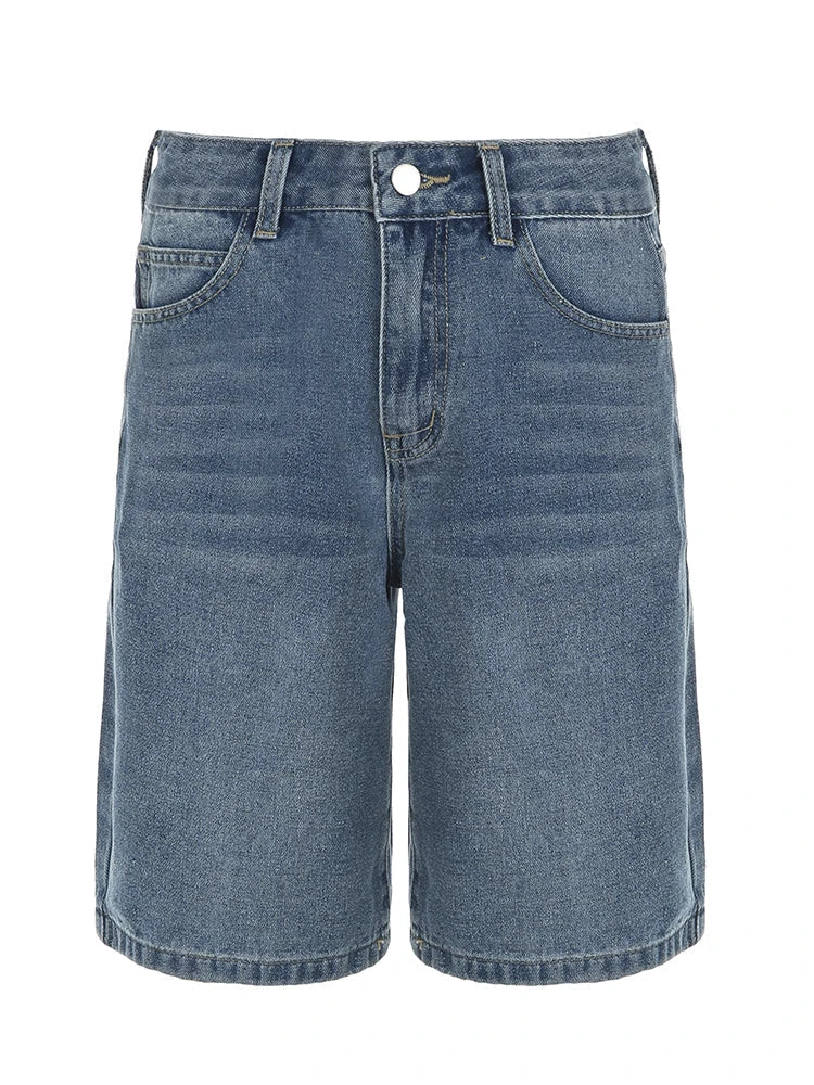 Rockmore Y2K Low - Rise Jeans Shorts (Jorts) - Aries x Rose
