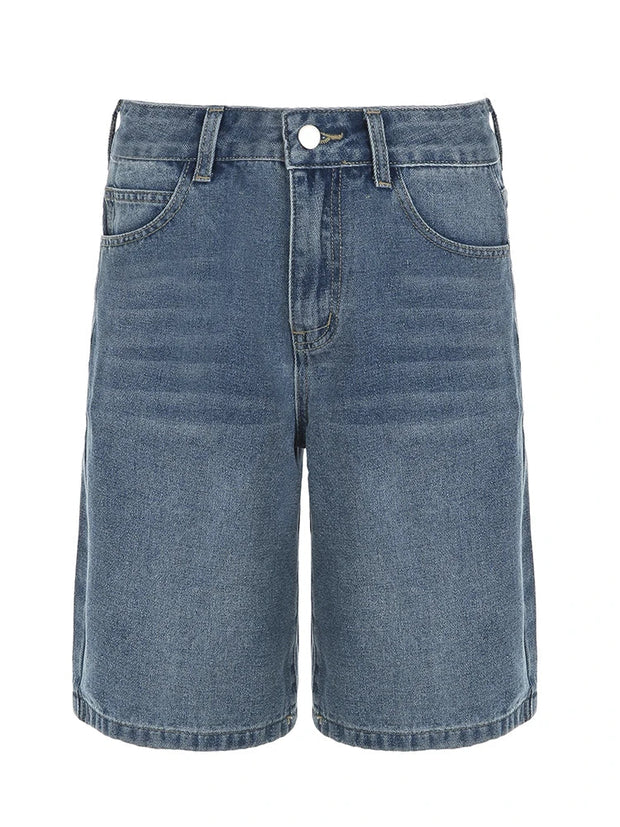 Rockmore Y2K Low-Rise Jeans Shorts (Jorts)