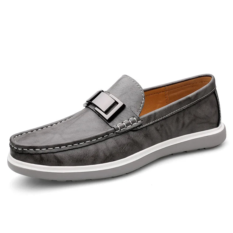 Lugano Genuine Leather Loafers - Aries x Rose