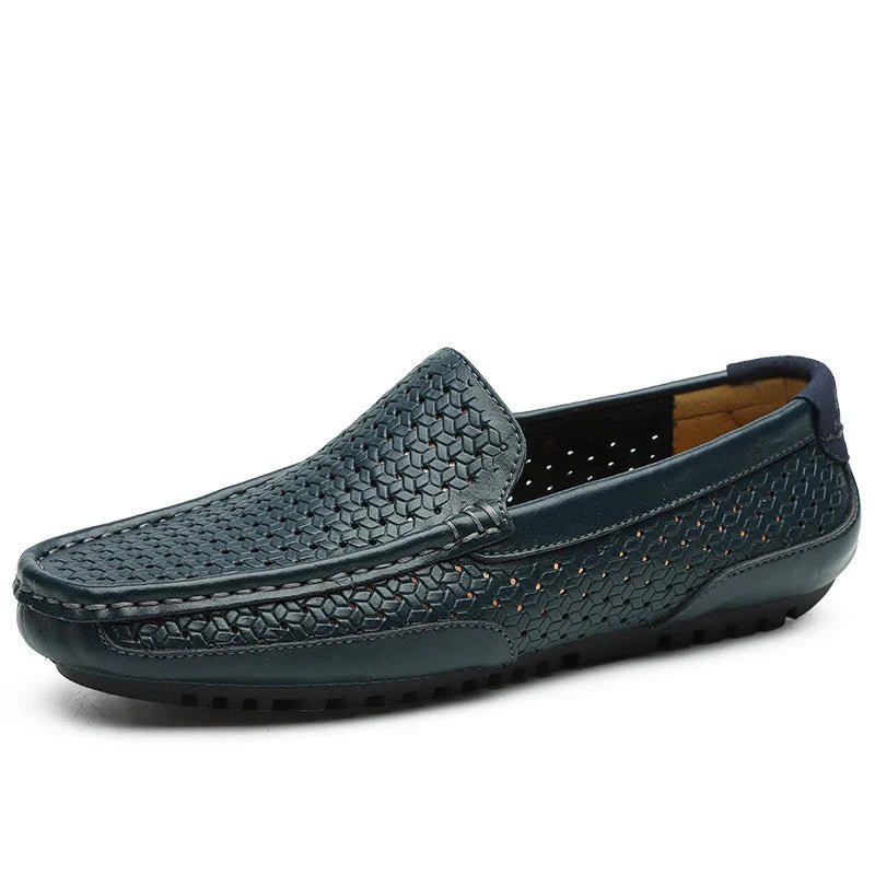 Lucio Fontana Genuine Leather Loafers - Aries x Rose
