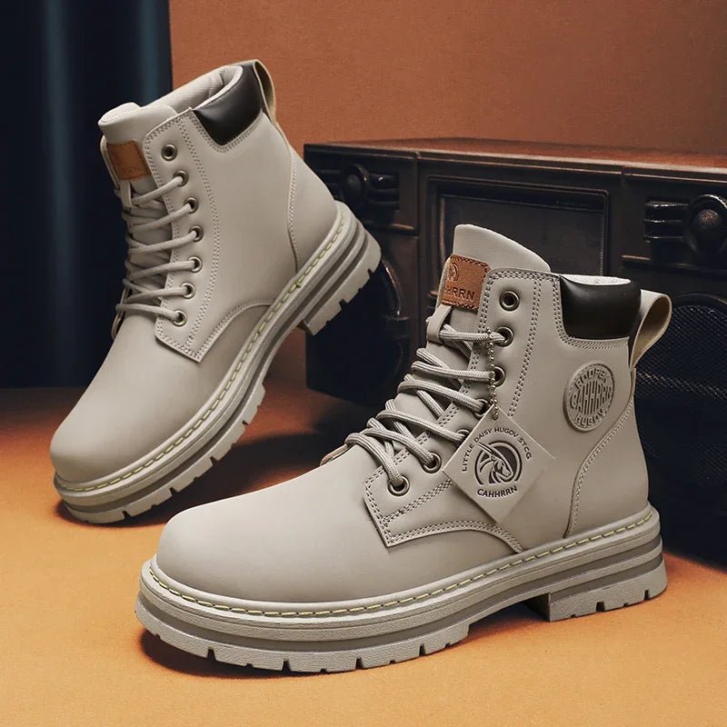 Doc Martens Inspired IronTread Work Boots - Aries x Rose