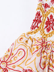 Elviane Broderie Anglaise Strapless Dress