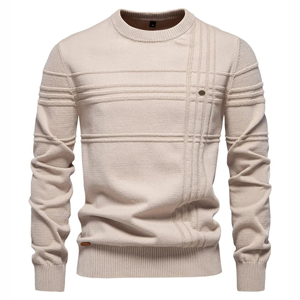 Strivon Striped Knit Sweater - Aries x Rose