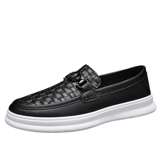 Lorenzo Bernini Leather Loafers