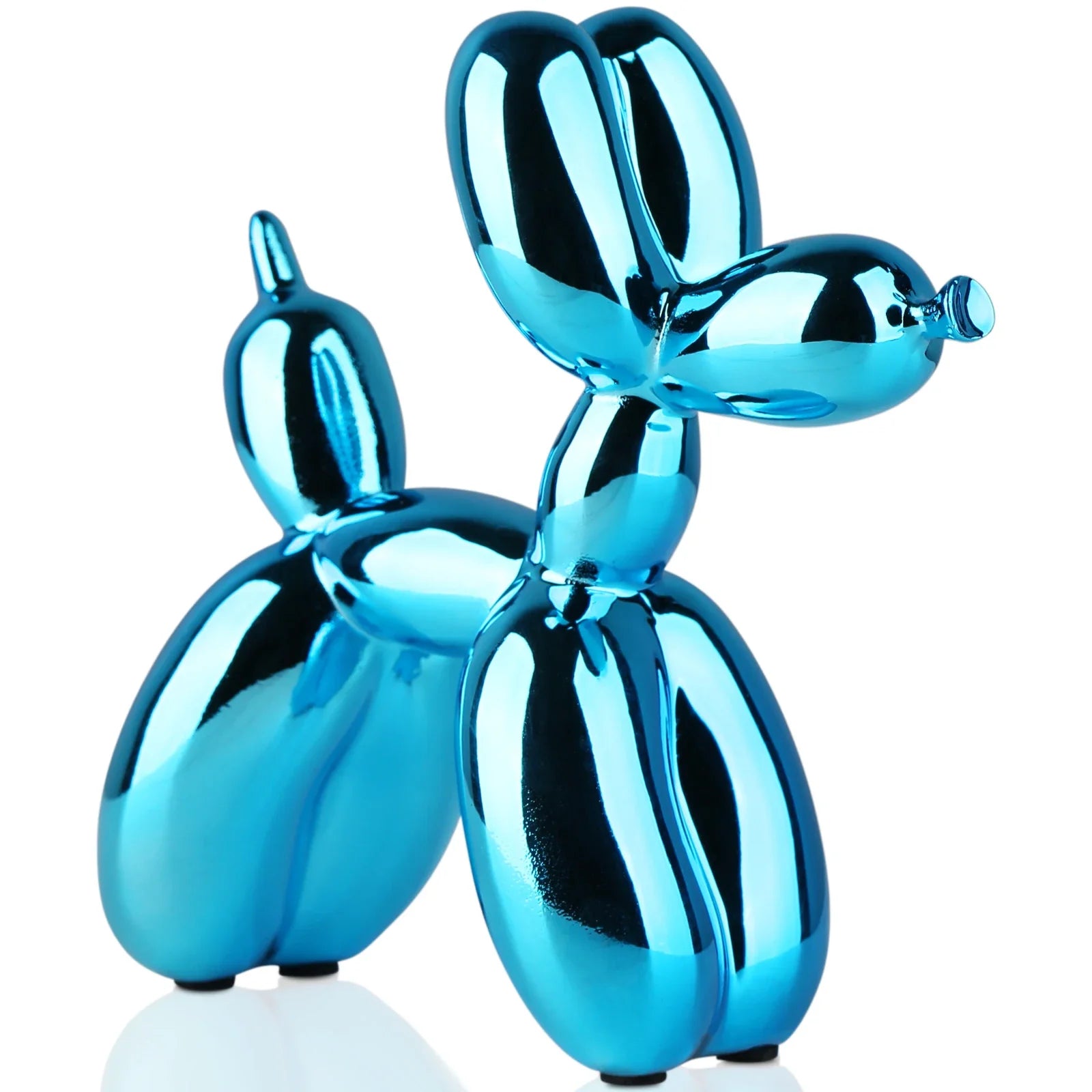 Balloon Dog Statue Figurine - Aries x Rose