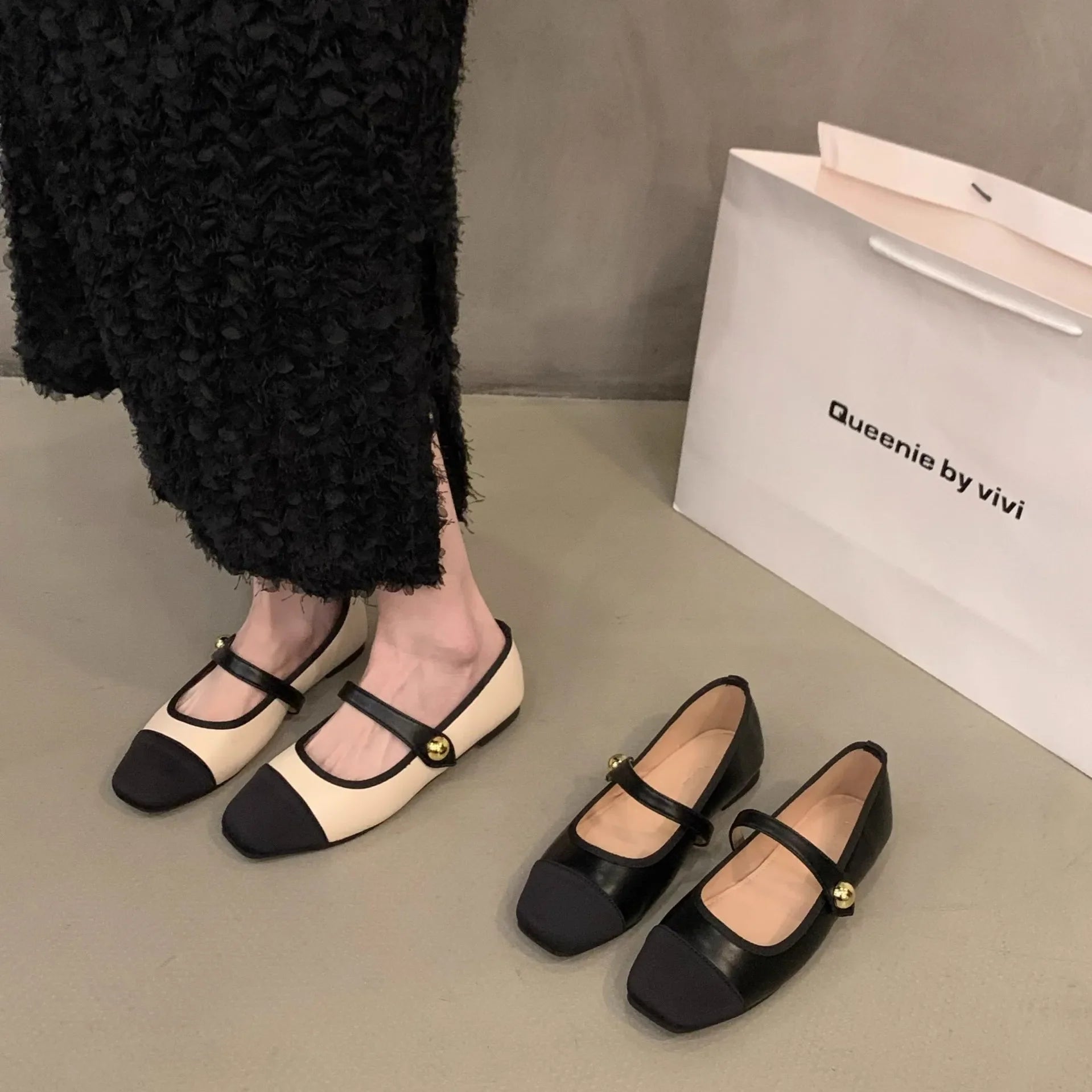 Avierre Mary Jane Flats - Aries x Rose