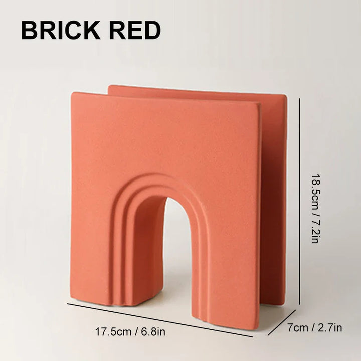 Nordic Ceramic Geometric Vase