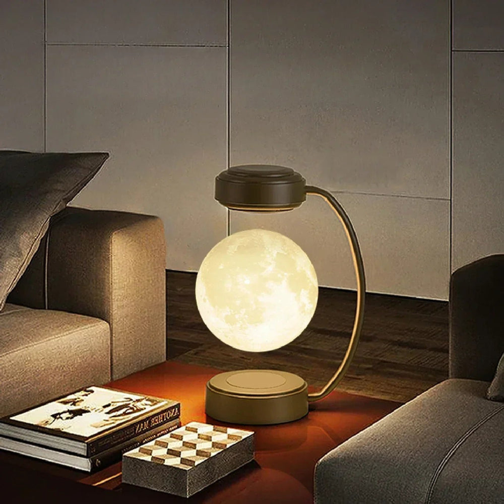 Lumea Curved Moon Levitation Light - Aries x Rose