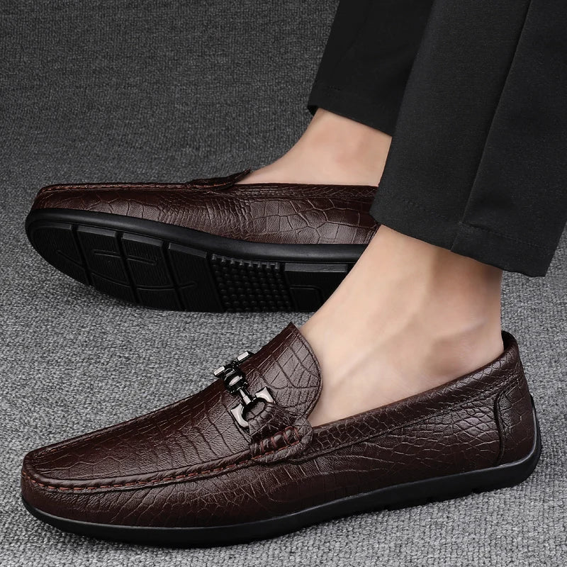 Giovanni Leather Loafers - Aries x Rose