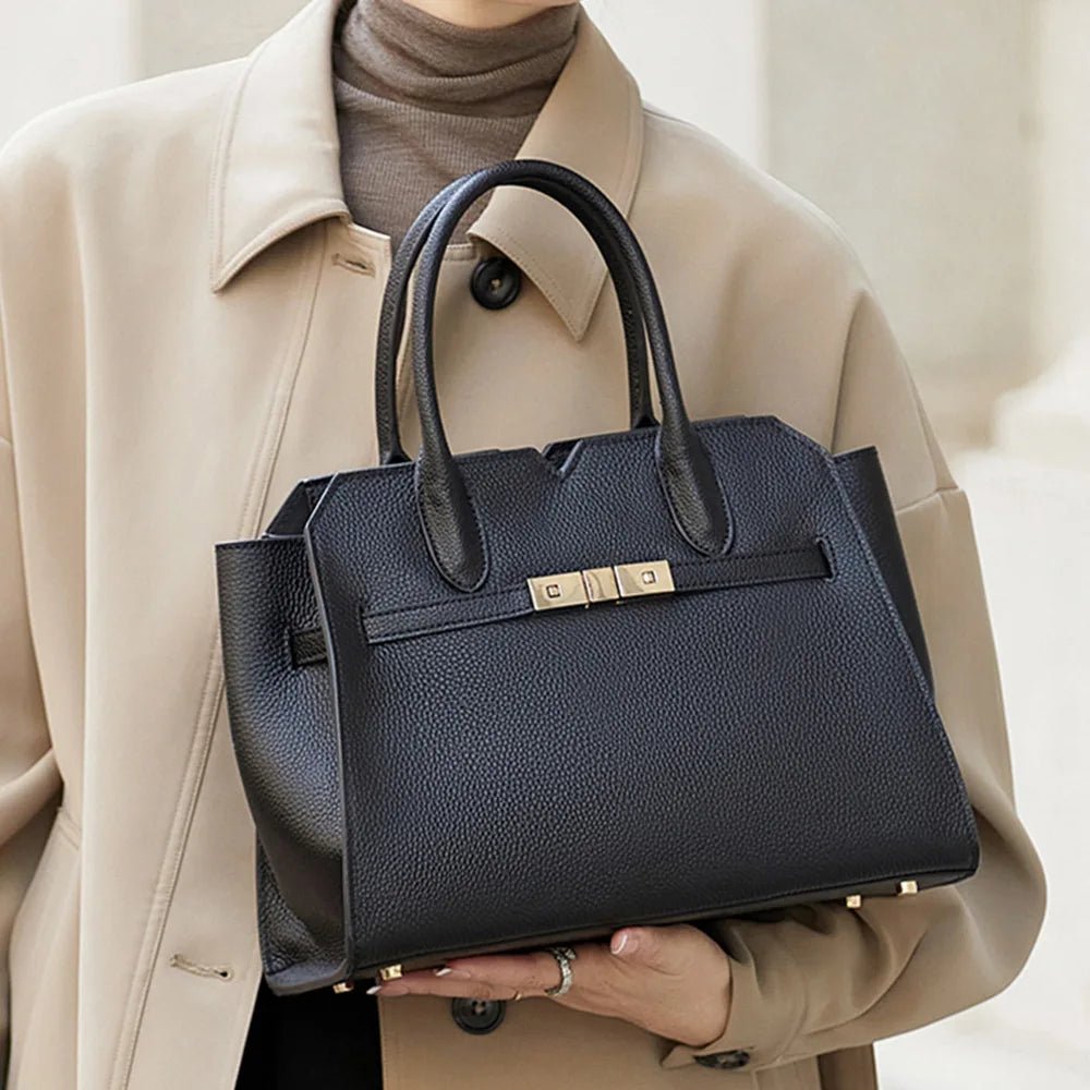 Mirelle Top - Grain Leather Handbag - Aries x Rose