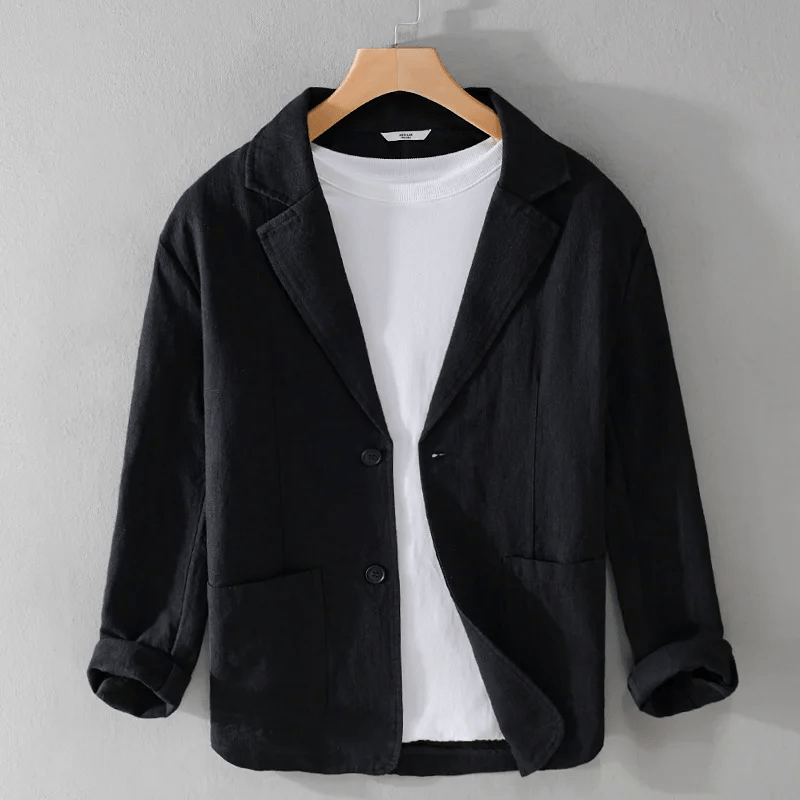Beaumont Men's Linen Blazer - Aries x Rose