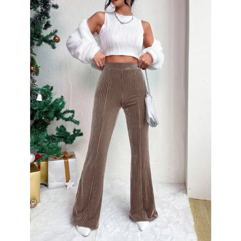 Velmara Velvet Bell Bottoms - Aries x Rose