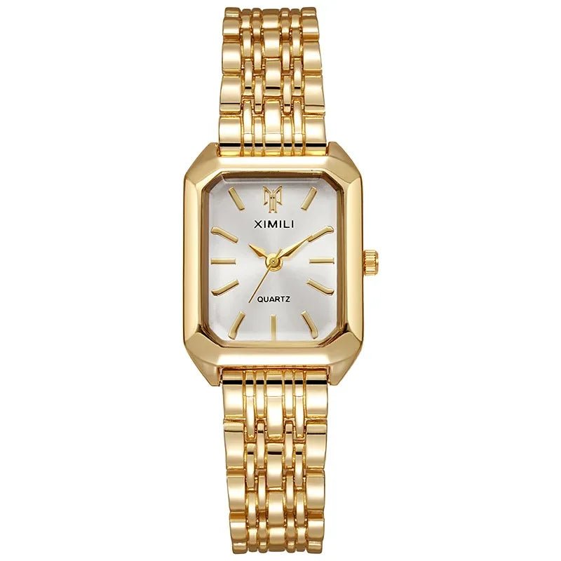 Timora Women’s Square Quartz Watch - Aries x Rose
