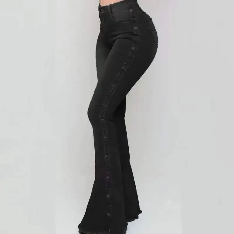 Sorella Mid - Waist Bell Bottoms - Aries x Rose