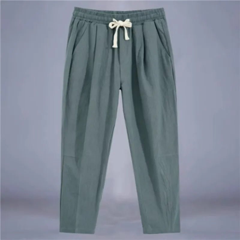 Arden Cotton - Linen Drawstring Pants - Aries x Rose