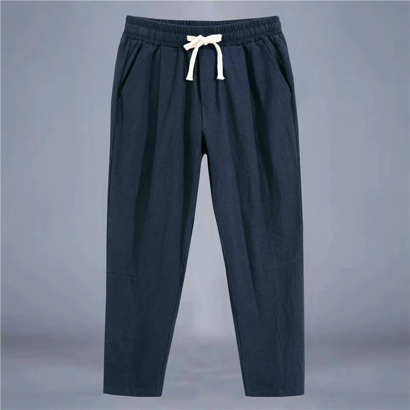 Arden Cotton - Linen Drawstring Pants - Aries x Rose