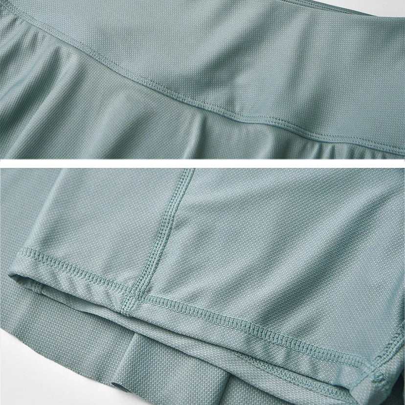 Elessa High-Waist Tennis Skirt Shorts (Skort) with Pockets
