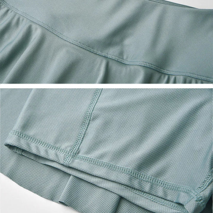 Elessa High-Waist Tennis Skirt Shorts (Skort) with Pockets
