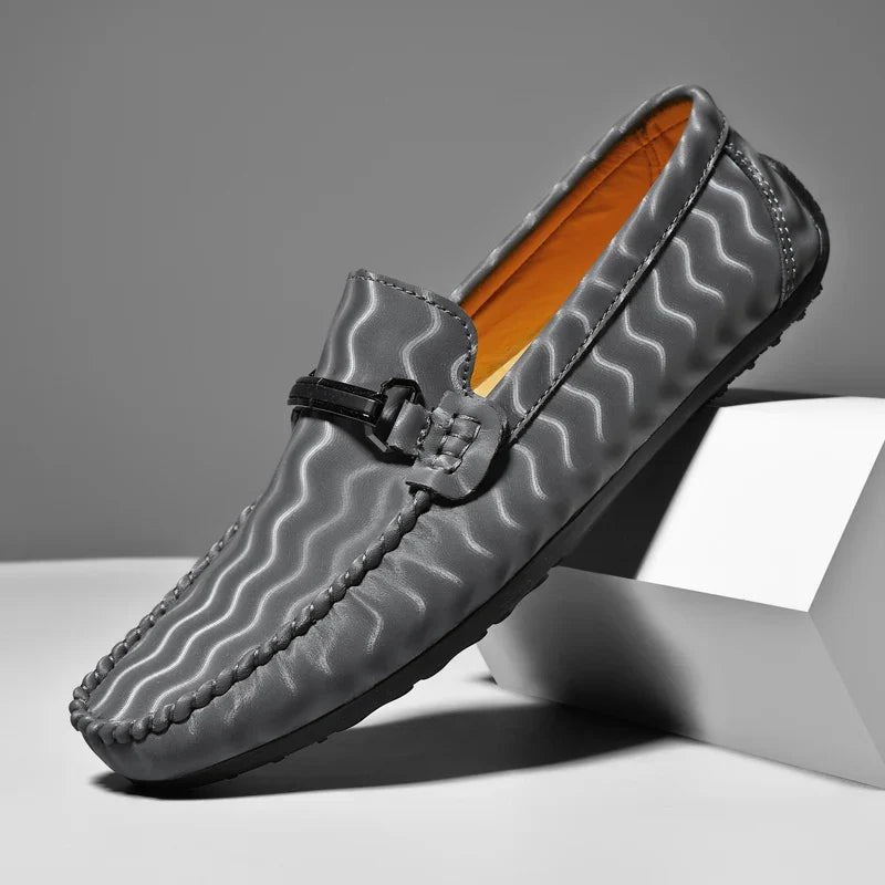 Louis Italiana Genuine Leather Loafers - Aries x Rose