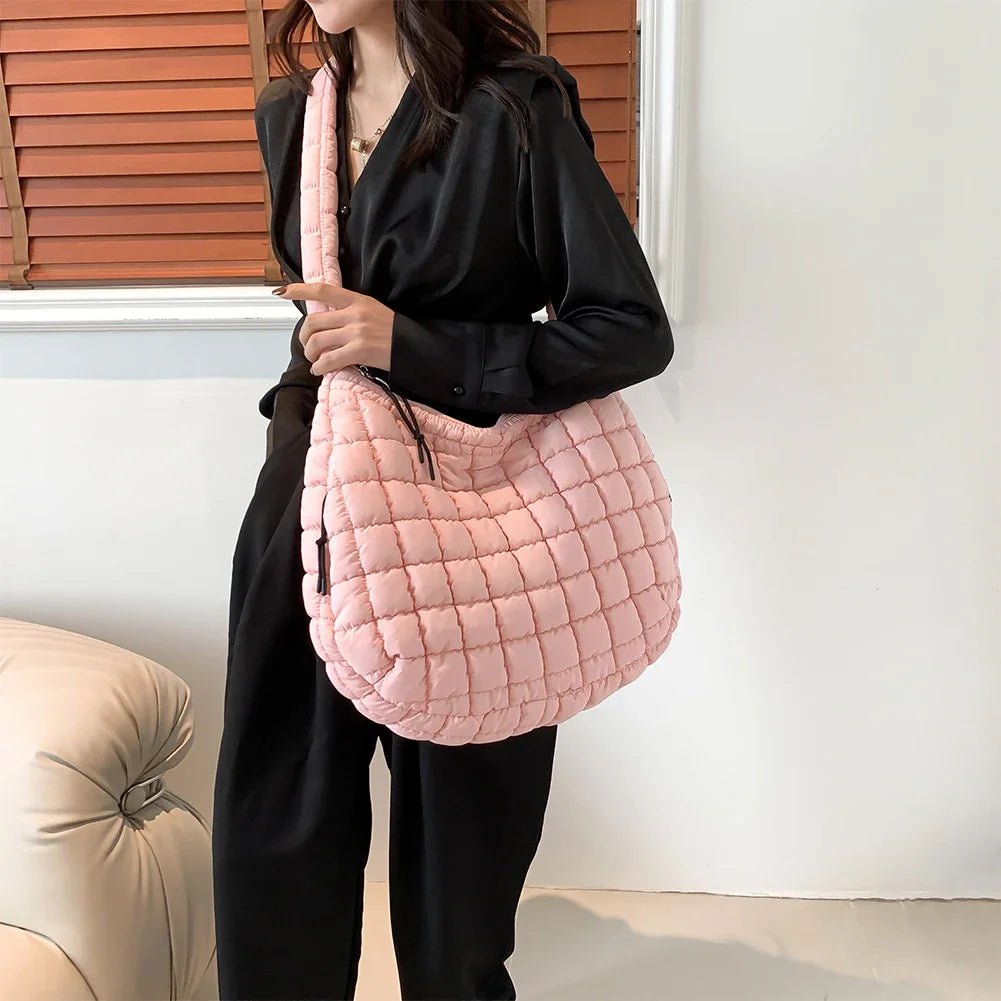 Quilvia Puffer Shoulder Bag - Aries x Rose