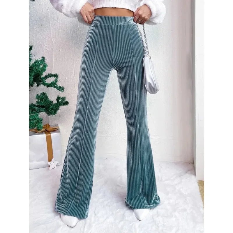 Velmara Velvet Bell Bottoms - Aries x Rose